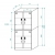 四门密码柜