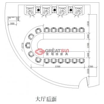 U型会议桌