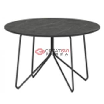 咖啡吧洽谈休息区圆茶几