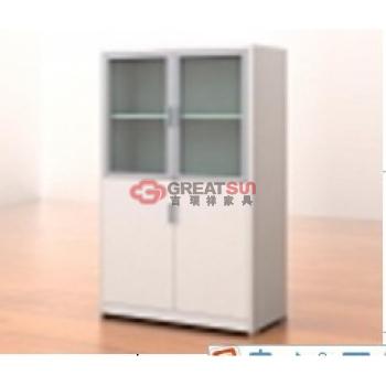 易风上铝玻下木门柜