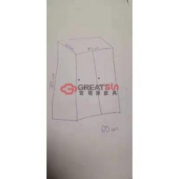 两门更衣柜（可拆装）