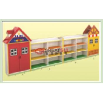 别墅造型玩具柜