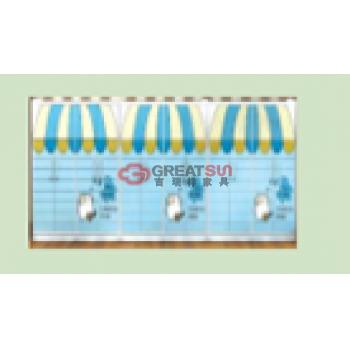 卡通艺术棉被柜