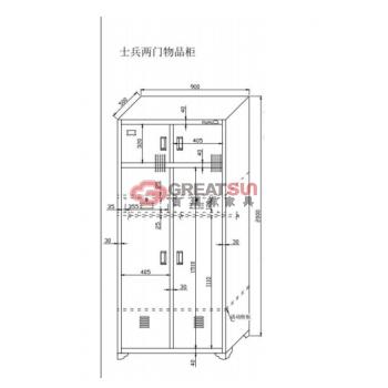 双门物品柜A