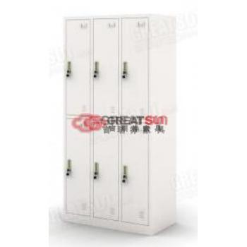 六门更衣柜（钢制底座）