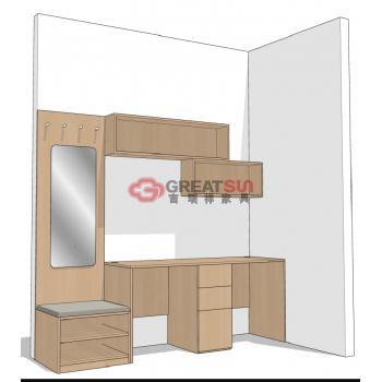 更衣鞋帽组合柜