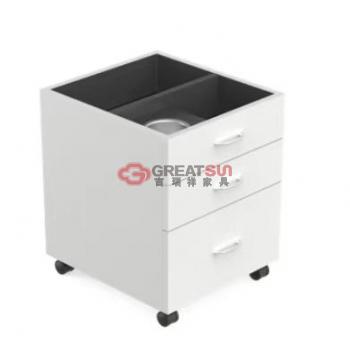 茶水柜及资料柜一体柜