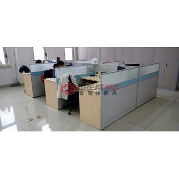 T字形2人屏风工位