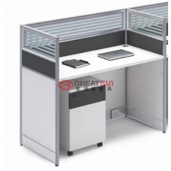 直桌屏风工作位A4型材