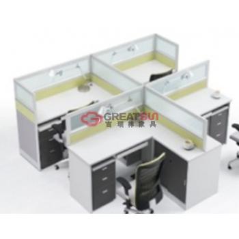 竖排员工工位（2人位）