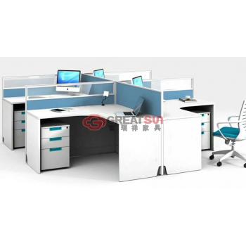 4人屏风工作位