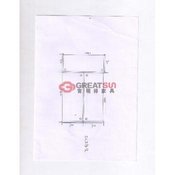 T3三人位屏风工作位