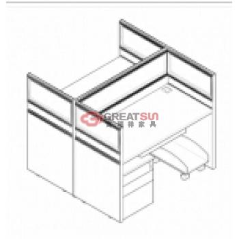 G28屏风工作位（2人位）