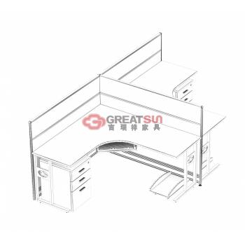 苹果风屏风系列P22T2-1