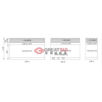 两人屏风工作位