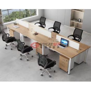 面对面六人位办公桌