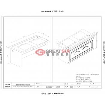主席台桌（两人位）