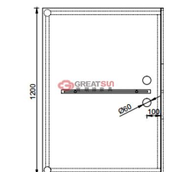 两人组合桌桌面
