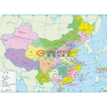 中国政区地图