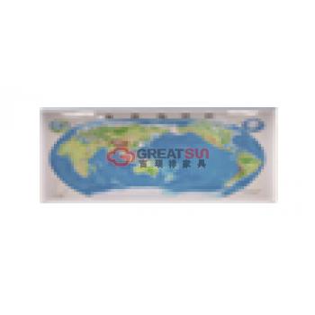 世界立体地形模型