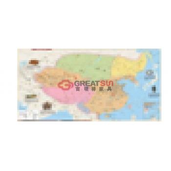 中国历史地图教学卡片
