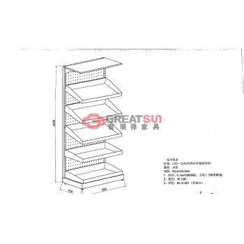 单边西药架（对内药房）