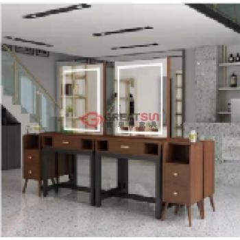 理发镜面组合桌