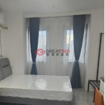 布艺窗帘、纱窗