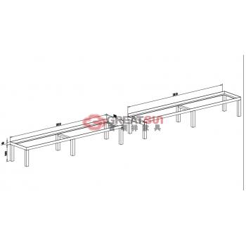 五节柜支架（左架）