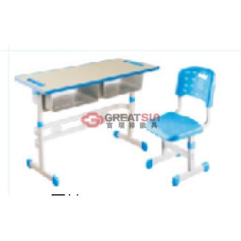升降双人课桌椅