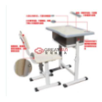 单人升降课桌椅