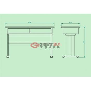双人课桌