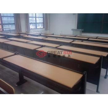 F型课桌椅（前椅后桌3人位）