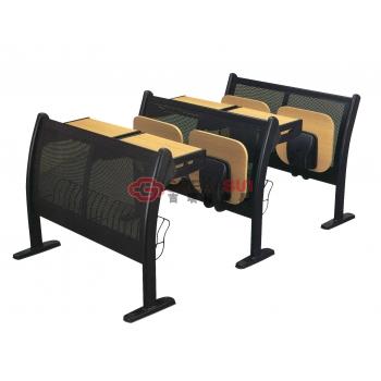 F型三人固定课桌椅