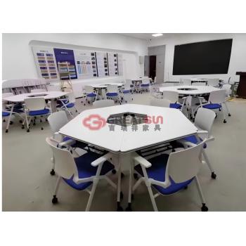 可拼接多边形桌椅