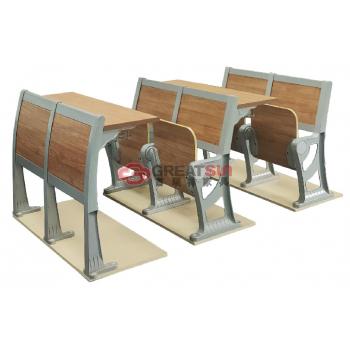 平教室固定课桌椅