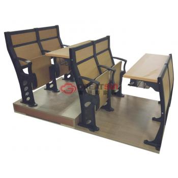 阶梯教室课桌椅（带扶手）