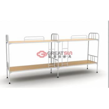 四人方管连体床