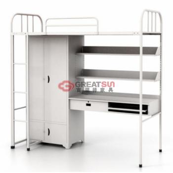 方管单人组合床