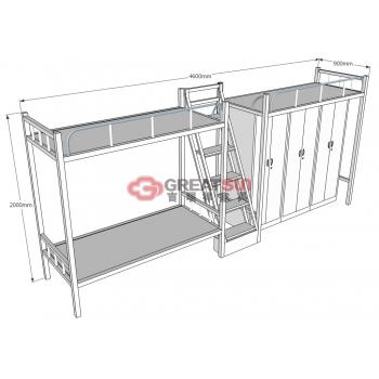 三人位中梯公寓床