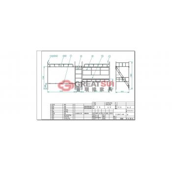 三人连体床（螺栓连接）