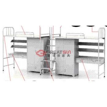 双人组合连体床（方管）