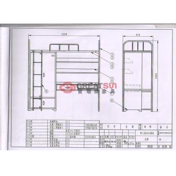 单人组合公寓床