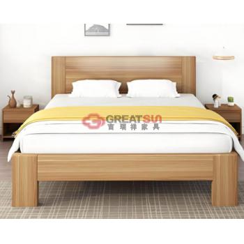 （实木框架）单人床