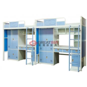 两人组合公寓床（带床垫）