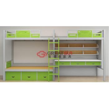 三人位爬梯公寓床