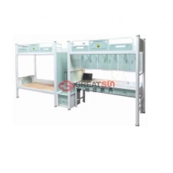 三人公寓床（中间踏步）