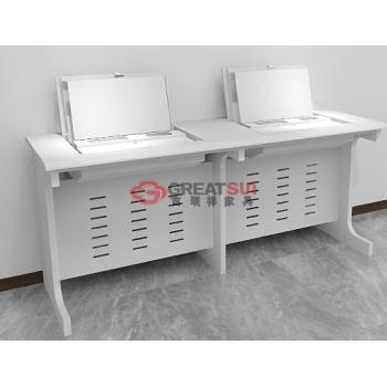 钢制翻转电脑学习桌（武警三支队）