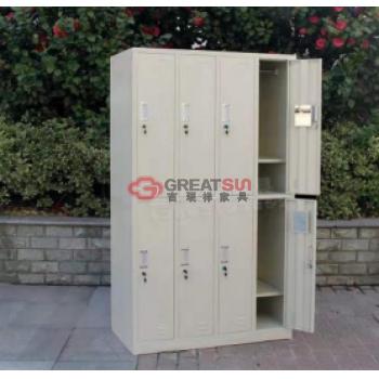 竖8门无门锁更衣柜（武警三支队）