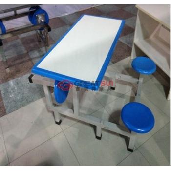 四人玻璃钢餐桌